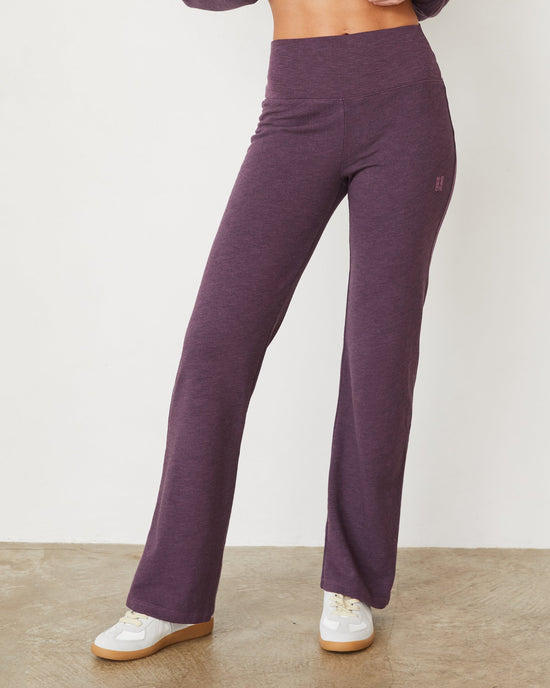 Vintage Fleece Flare Pant - Heathered Grape (PRE-SALE)