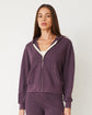 Original Fleece Zip Up Hoody - Heathered Grape (PRE-SALE)