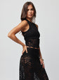 LACE NEW LENGHTS TANK - Black