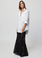 LACE MAXI SKIRT - Black