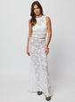 LACE NEW LENGHTS TANK - White