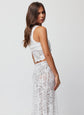 LACE NEW LENGHTS TANK - White