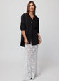LACE MAXI SKIRT - White