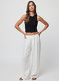 THE LINEN BOXER PANT - White