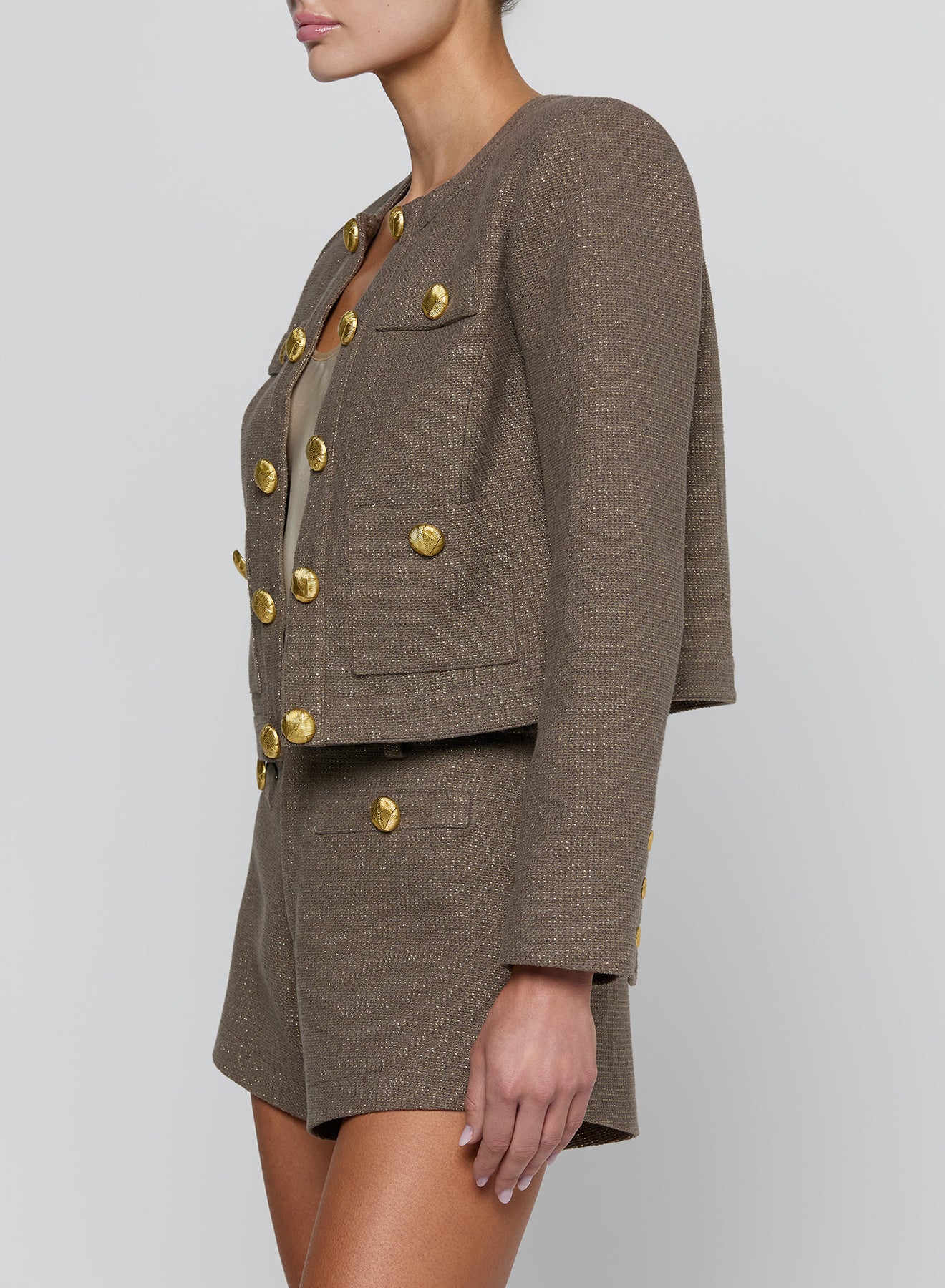 KAHLIA COLLARLESS JKT