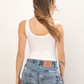 The Devon Double Layer Tank - Black