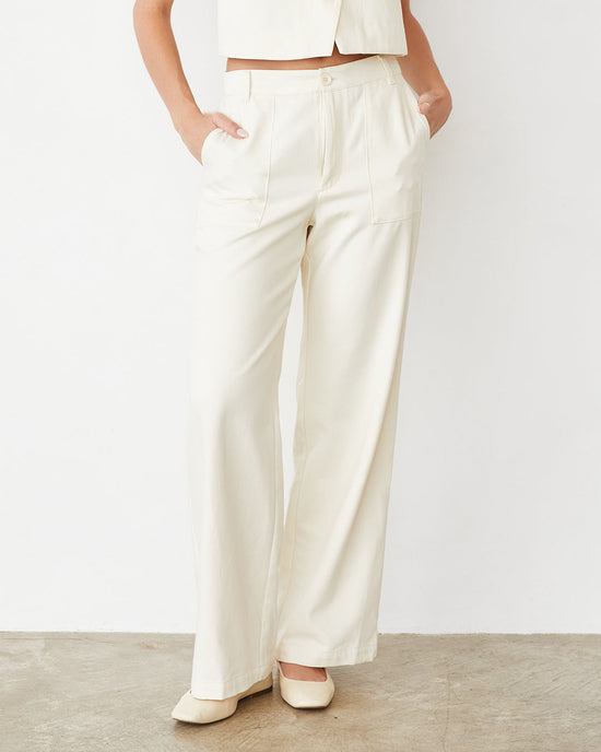 Soft Twill Patch Pocket Pant