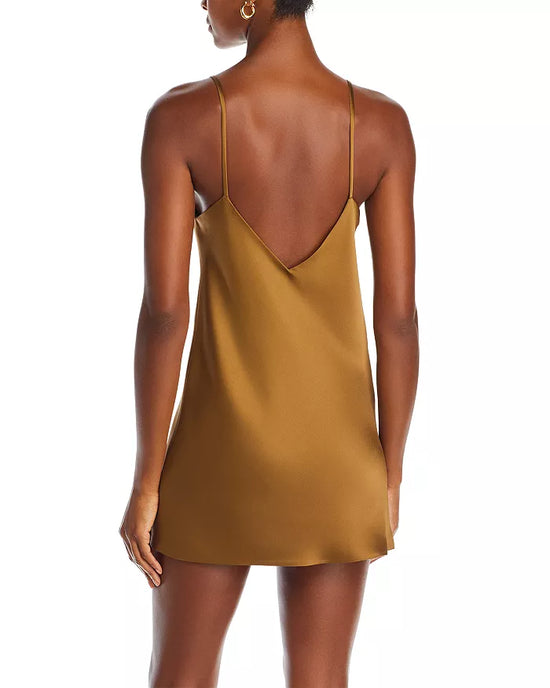 Bias Slip Mini Dress