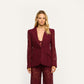 Chamberlain Lace Blazer - Deep Port (PRE-SALE)