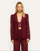 Chamberlain Lace Blazer - Deep Port (PRE-SALE)