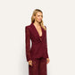 Chamberlain Lace Blazer - Deep Port (PRE-SALE)