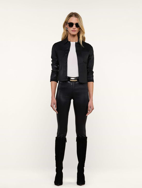 Janelle Coated Jean Jacket (PRE-SALE)