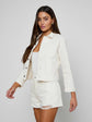 Janelle Jean Jacket - Light Ecru