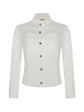 Janelle Jean Jacket - Light Ecru