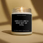 Boob Job Surgery Recovery Candle Gift Set
