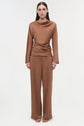 Kyra Satin Wide Leg Pant