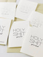 Holy Sh*t Old - Letterpress Birthday Card