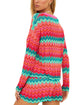 BEACH SWEATER - STRAWBERRY ICE CHEVRON (PRE-SALE)