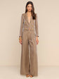 Inez Cropped Blazer - Latte/Gold (PRE-SALE)