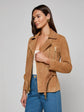 Dinah Suede Biker Jacket