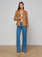 Dinah Suede Biker Jacket
