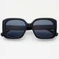Vivian Octagonal Sunglasses - Black (PRE-SALE)