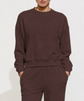 Newport Raglan Crew - Chocolate