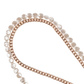 Get That Gold - Matte Gold & Pearl Crossbody Chain