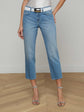 Thalina Cropped Stovepipe Jean