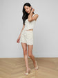 Lissania Short - Ecru/Navy Stripe