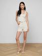 Lissania Short - Ecru/Navy Stripe