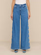 Jennings Snap Wide-Leg Jean
