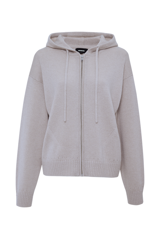 Cashmere Zip Up Hoody