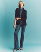 Beverly High Rise Skinny Flare - Bight Blue