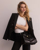 Chevron Veronica Beard Dash Bag - Black
