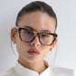 Lucy Blue Light Reading Glasses (+1) - Milky Tortoise (PRE-SALE)
