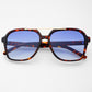 Spencer Medium Aviator Sunglasses - Tortoise / Blue (PRE-SALE)