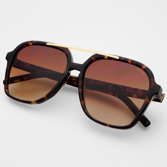 Spencer Medium Aviator Sunglasses - Brown (PRE-SALE)