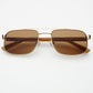 Vesper Small Aviator Sunglasses - Gold / Solid Brown (PRE-SALE)