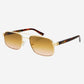 Vesper Small Aviator Sunglasses - Gold / Brown Pink (PRE-SALE)