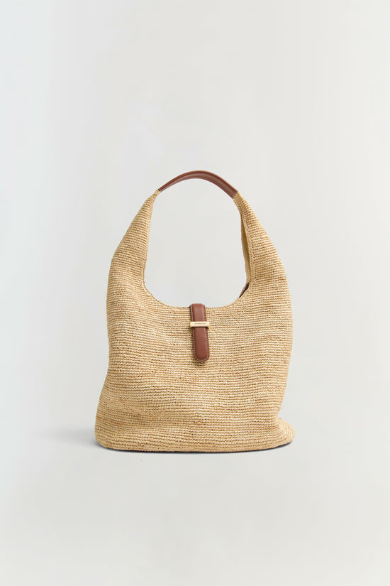 Khai Raffia Hobo Bag