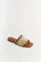 Caspian Raffia Netted Flat Sandal