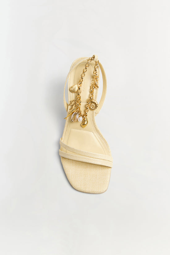 Caspian Raffia Strappy Heel