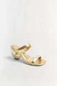 Marion Metallic Leather Shell Heel