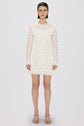McCall Crochet Long Sleeve Mini Dress