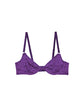 Le Stretch Multifit Lace Unlined Demi Bra - Deep Purple