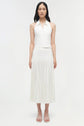Chloe Knit Halter Tank - Ivory