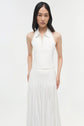Chloe Knit Halter Tank - Ivory