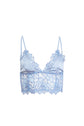 Whitney Embroidery Longline Triangle Bralette