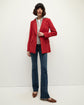 Long and Lean Dickey Jacket - Crimson